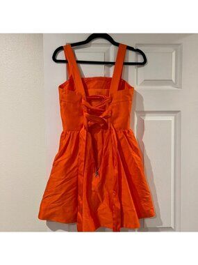 Alice + Olivia | Dresses | Alice Olivia Corine Halter Tie Neck Trapeze Mini Dress